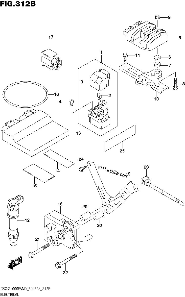 Diagrama de ELECTRICAL E03 E28