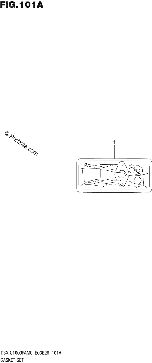 Diagrama de GASKET SET