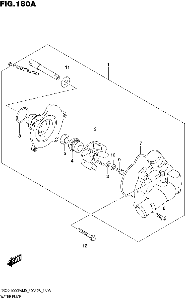 Diagrama de WATER PUMP