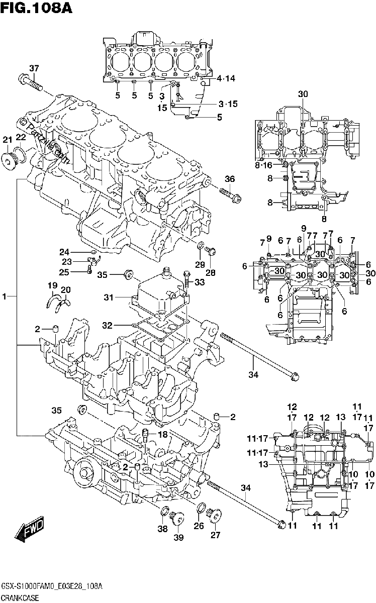 Diagrama de CRANKCASE