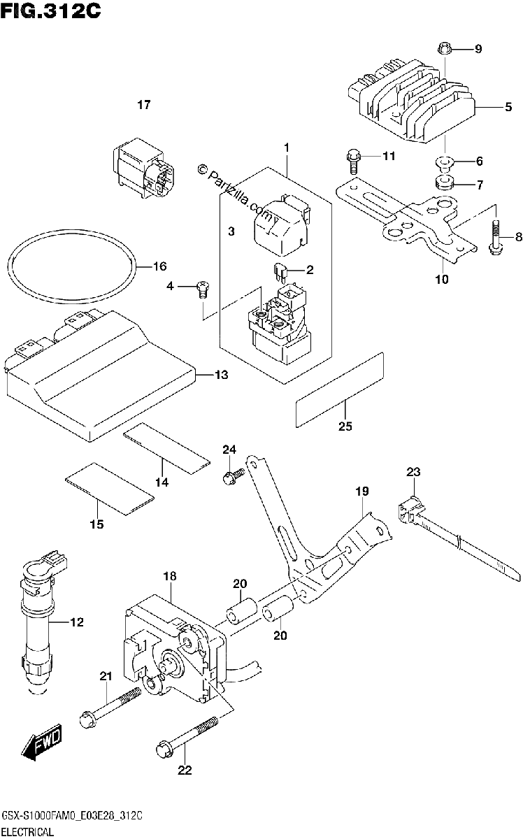 Diagrama de ELECTRICAL E33