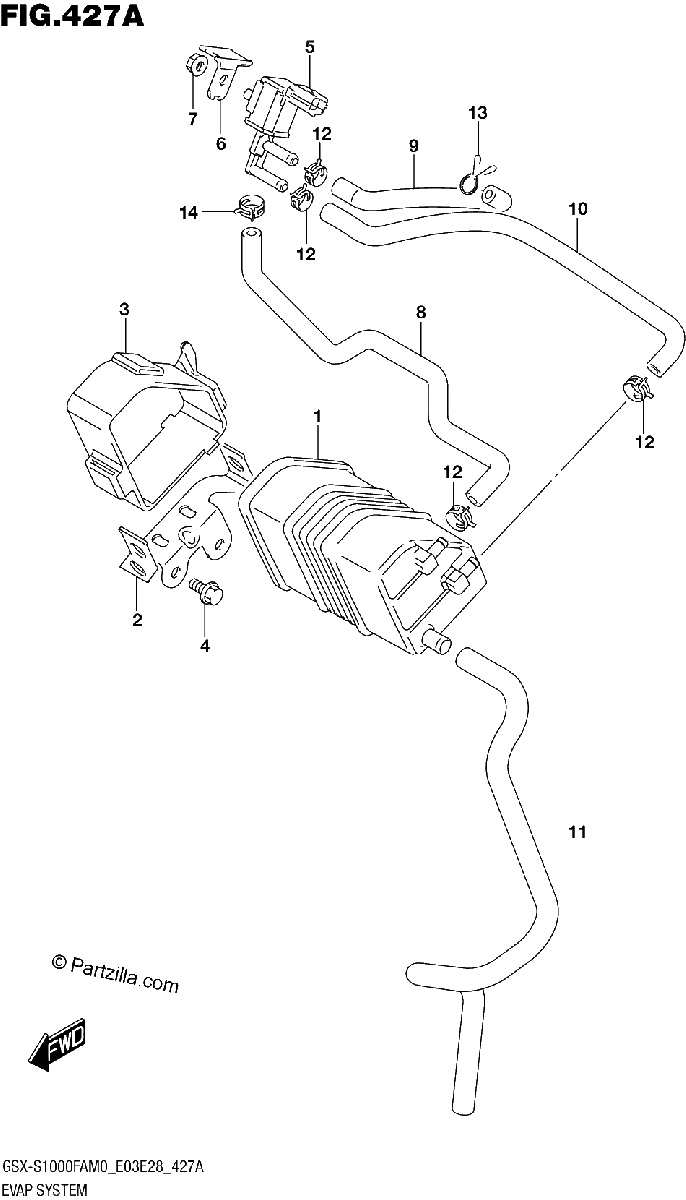 Diagrama de EVAP SYSTEM E33