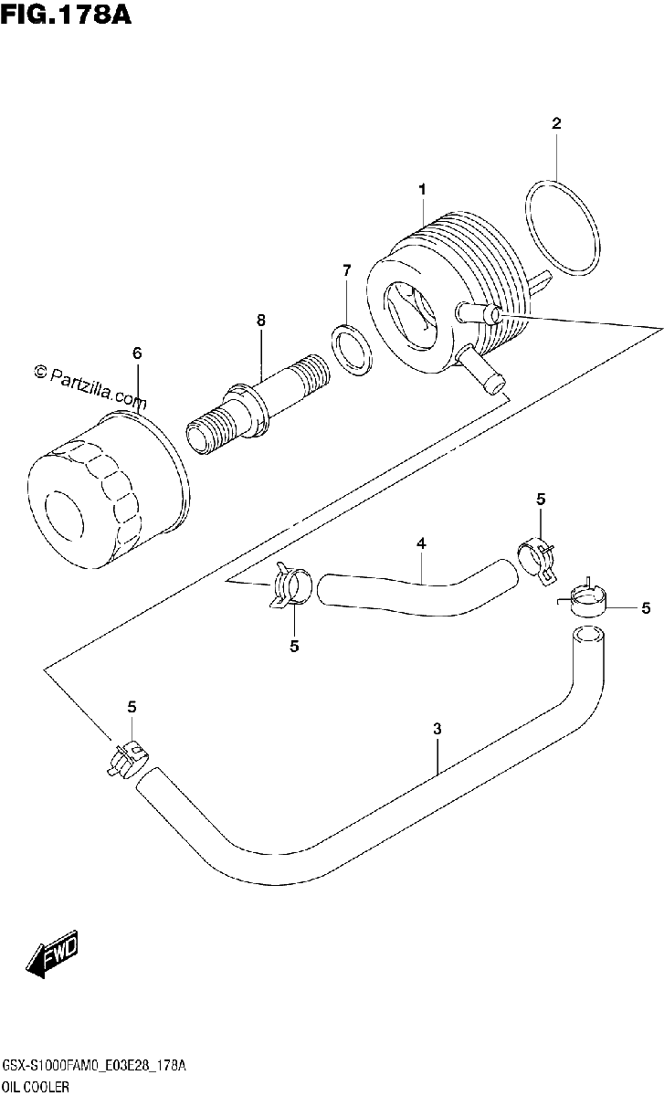 Diagrama de OIL COOLER