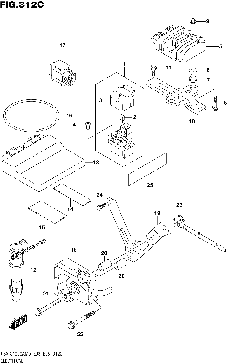 Diagrama de ELECTRICAL E33