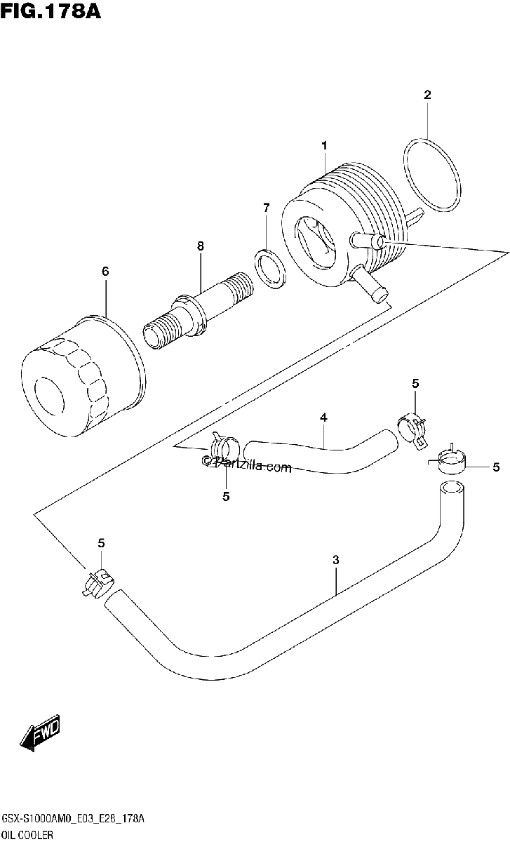Diagrama de OIL COOLER