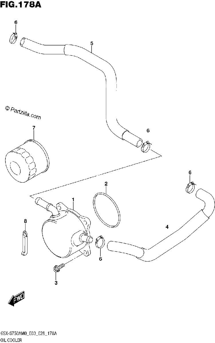 Diagrama de OIL COOLER
