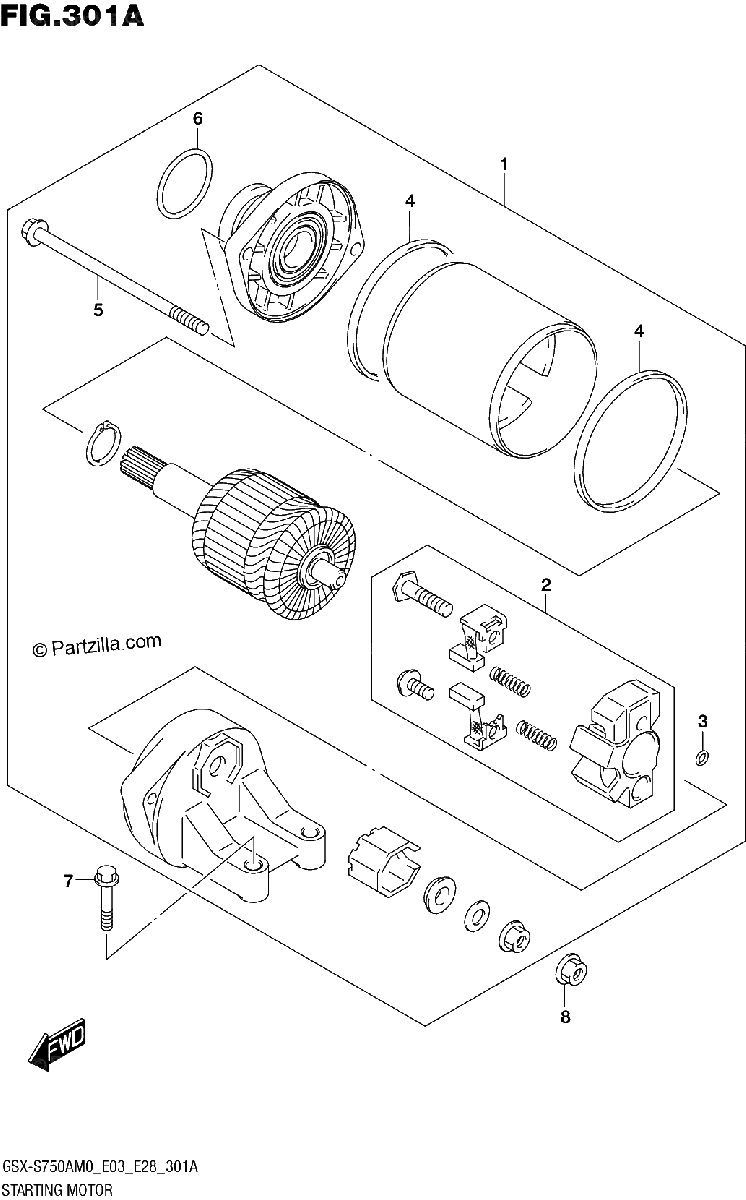 Diagrama de STARTING MOTOR