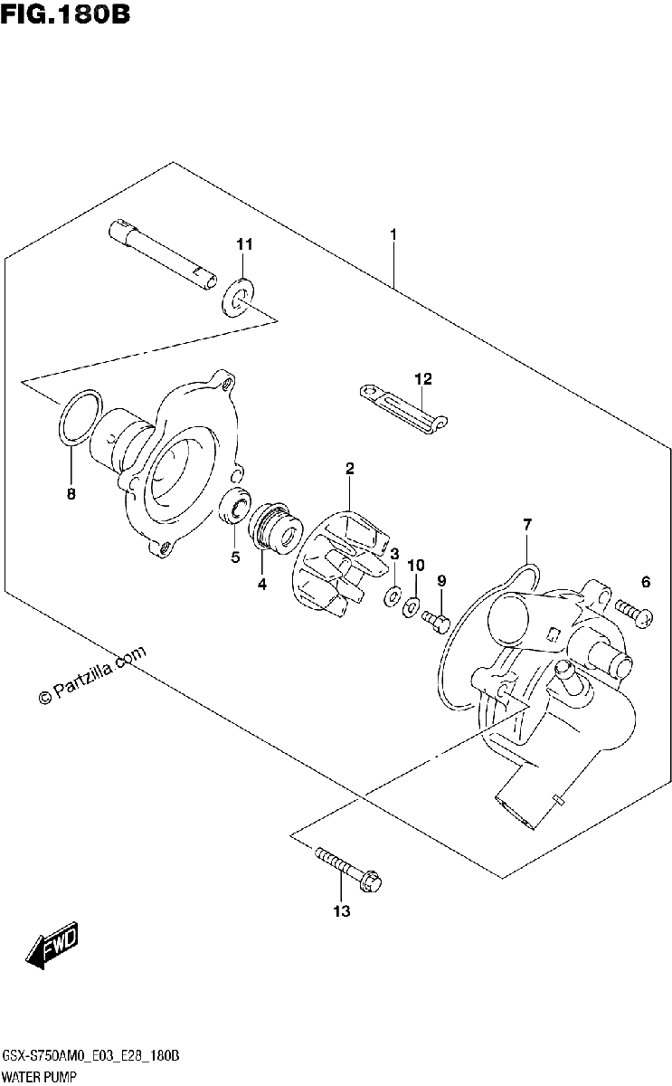 Diagrama de WATER PUMP