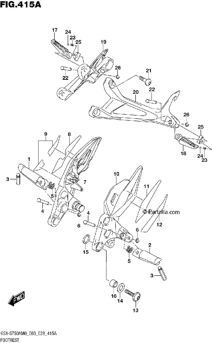 Diagrama de FOOTREST