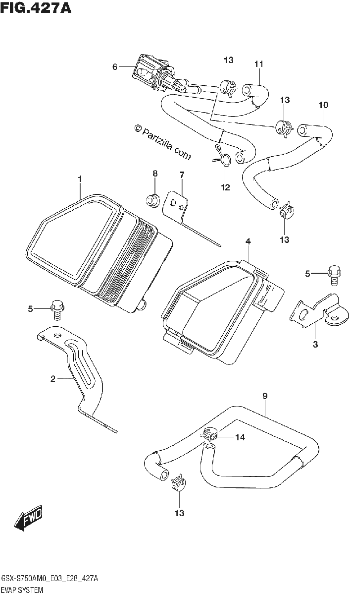 Diagrama de EVAP SYSTEM E33