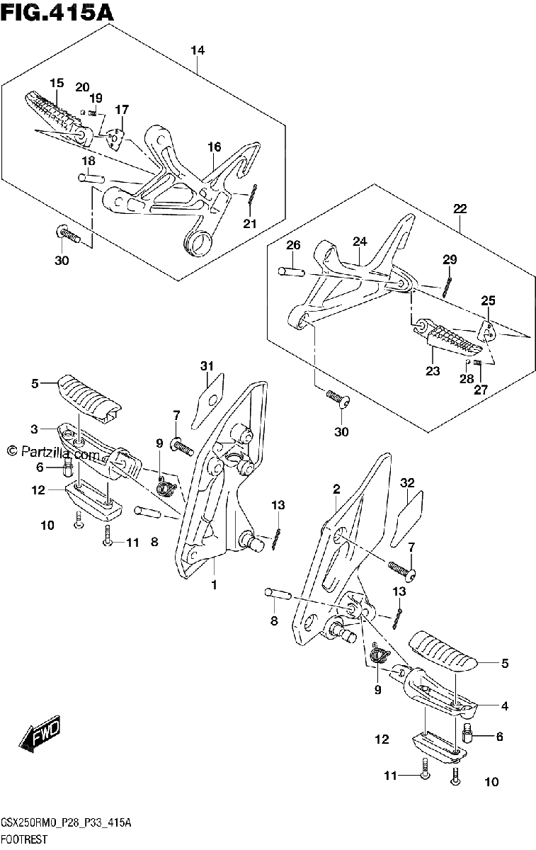Diagrama de FOOTREST