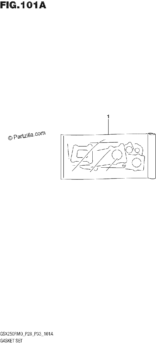 Diagrama de GASKET SET