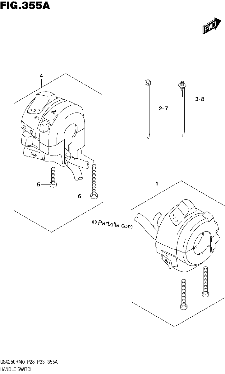 Diagrama de HANDLE SWITCH