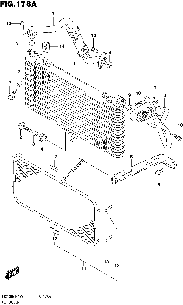 Diagrama de OIL COOLER