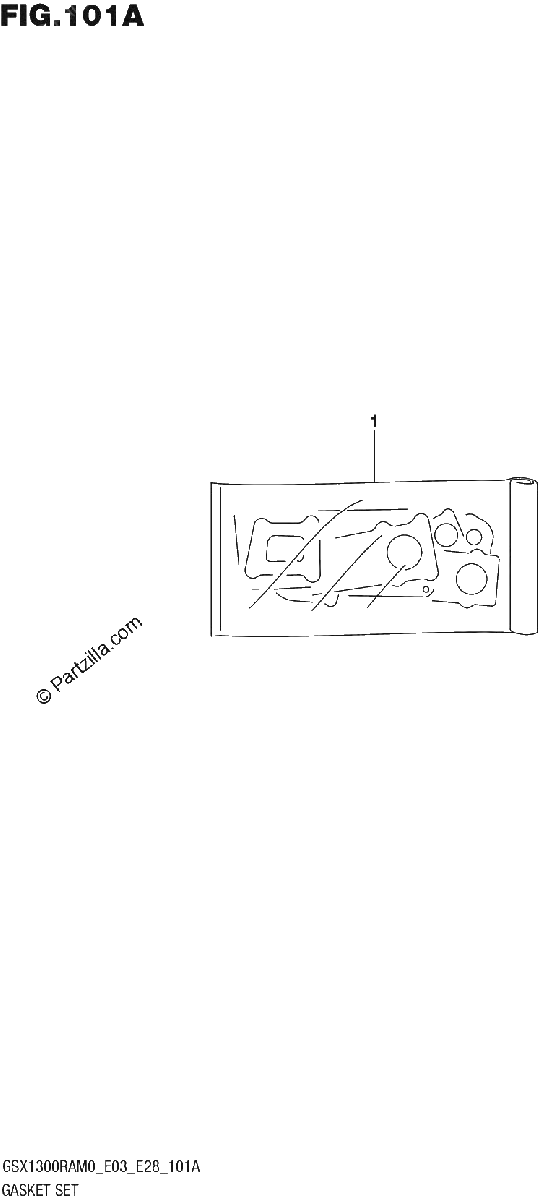 Diagrama de GASKET SET