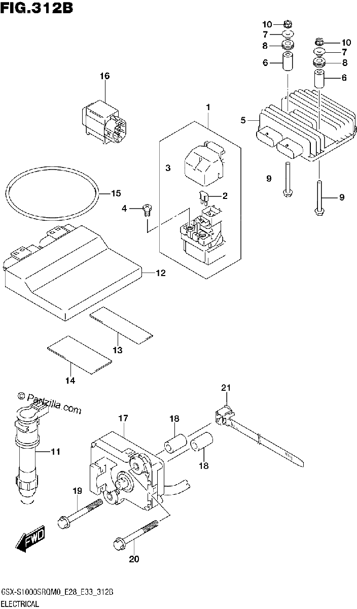 Diagrama de ELECTRICAL E33
