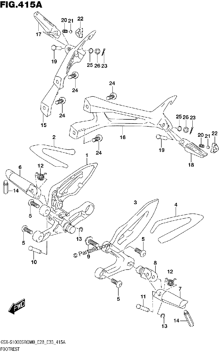 Diagrama de FOOTREST