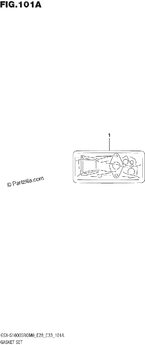 Diagrama de GASKET SET