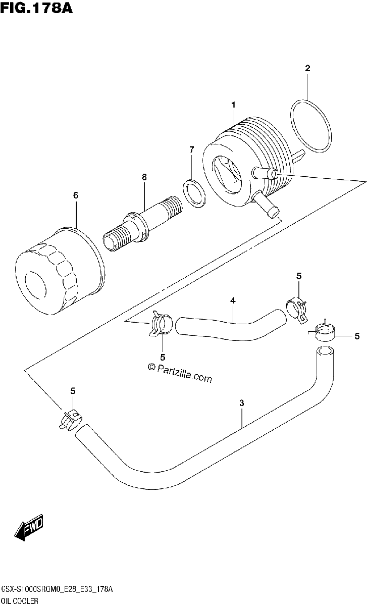 Diagrama de OIL COOLER