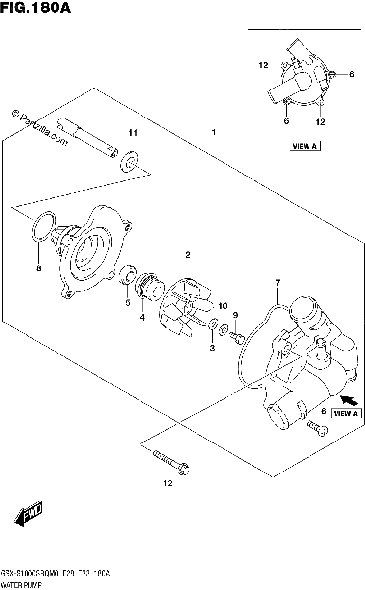 Diagrama de WATER PUMP