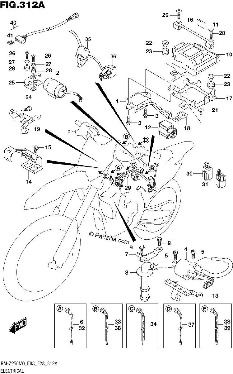 Diagrama de ELECTRICAL E03