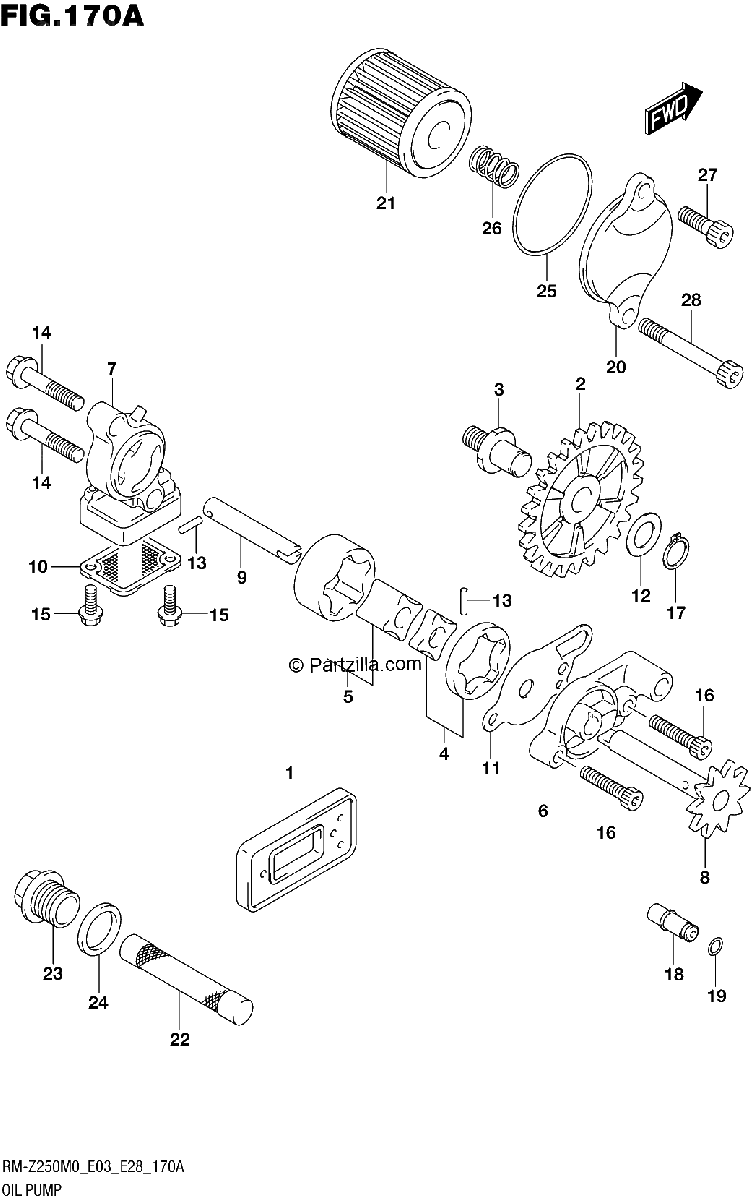 Diagrama de OIL PUMP