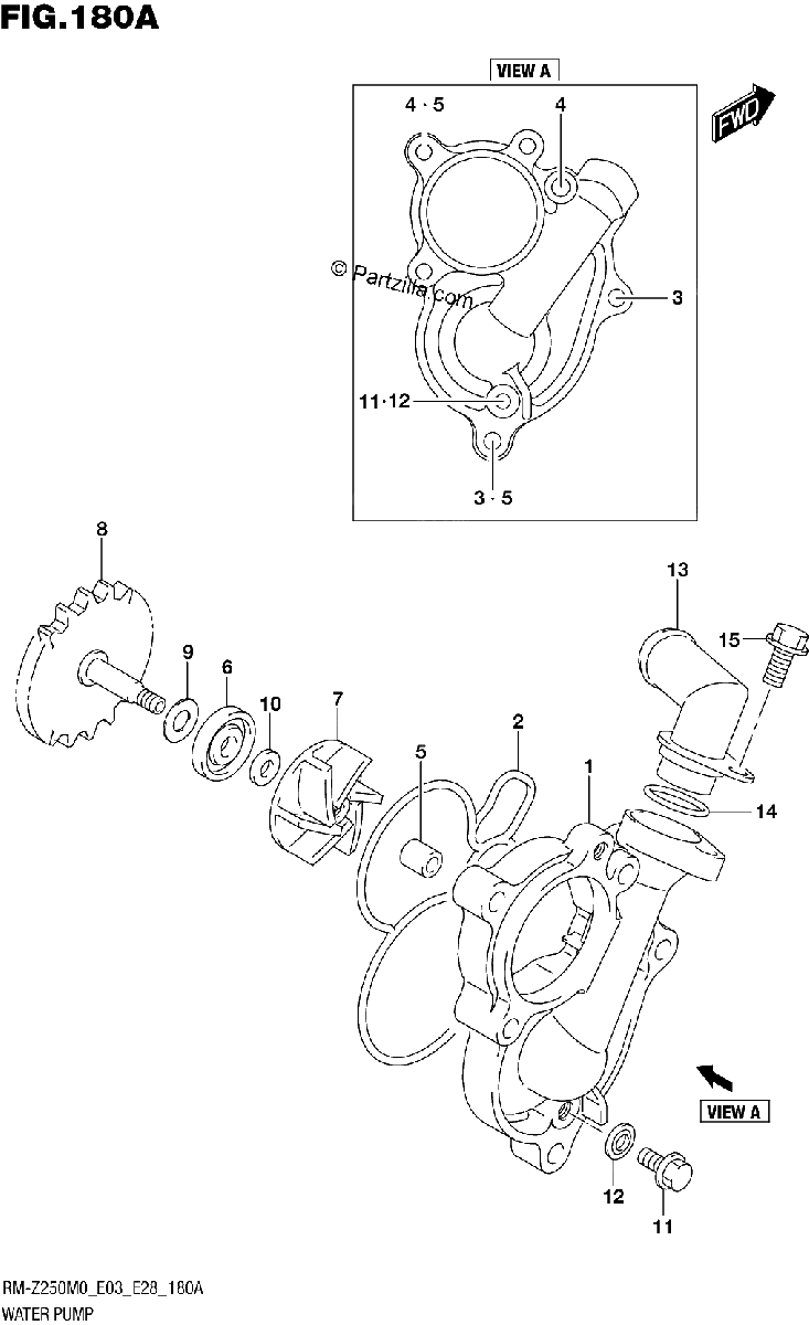 Diagrama de WATER PUMP