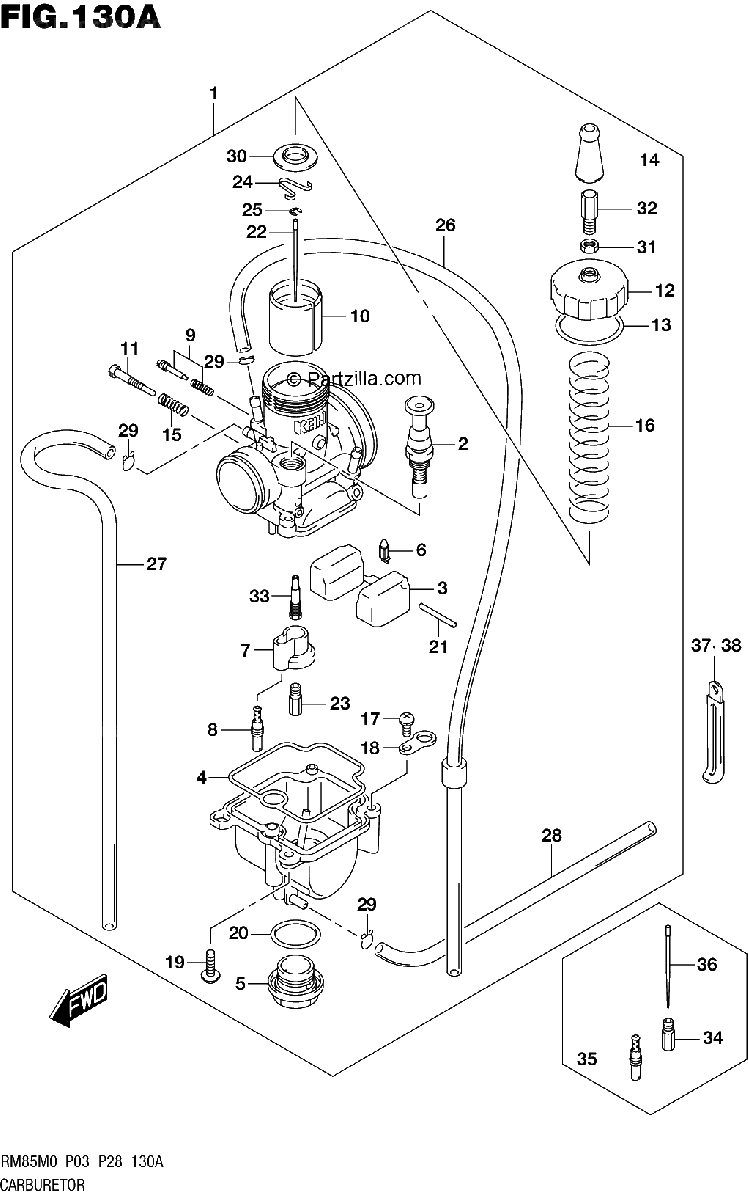 Diagrama de CARBURETOR