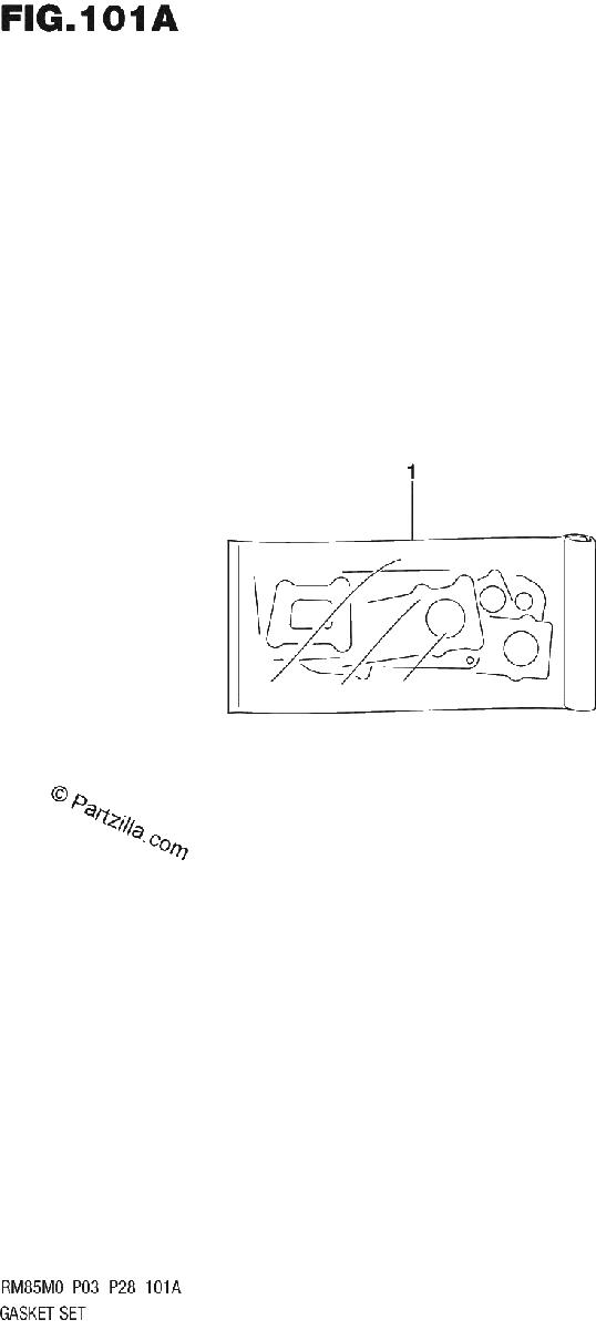 Diagrama de GASKET SET