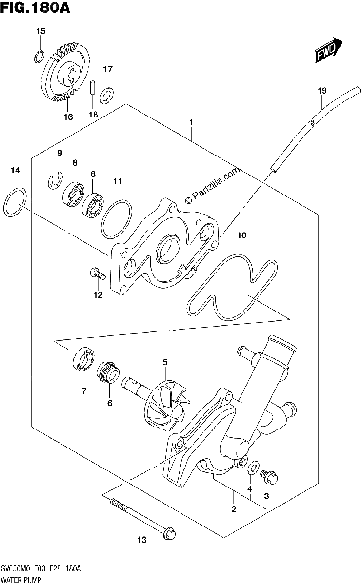 Diagrama de WATER PUMP