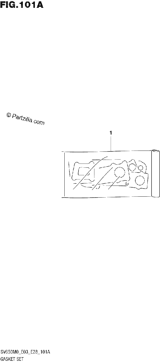 Diagrama de GASKET SET