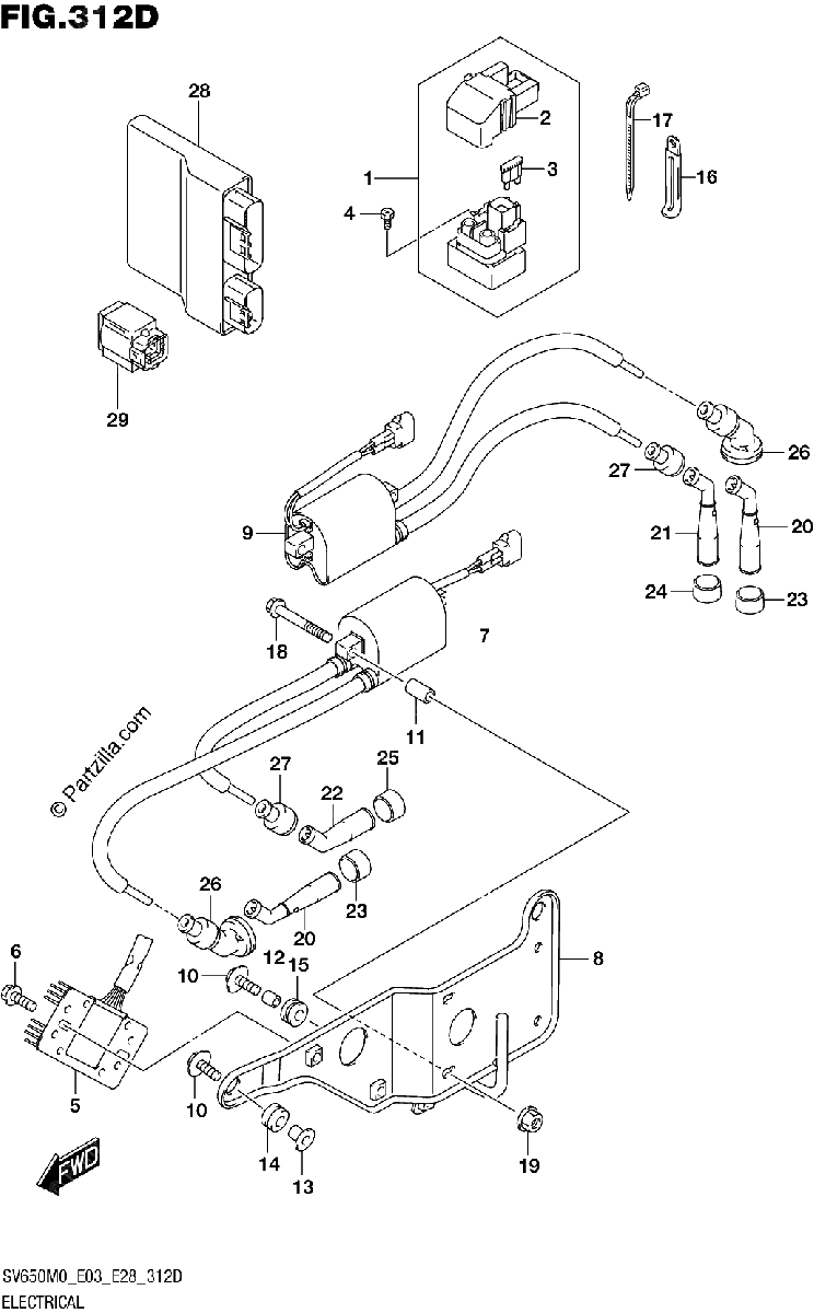 Diagrama de ELECTRICAL E28