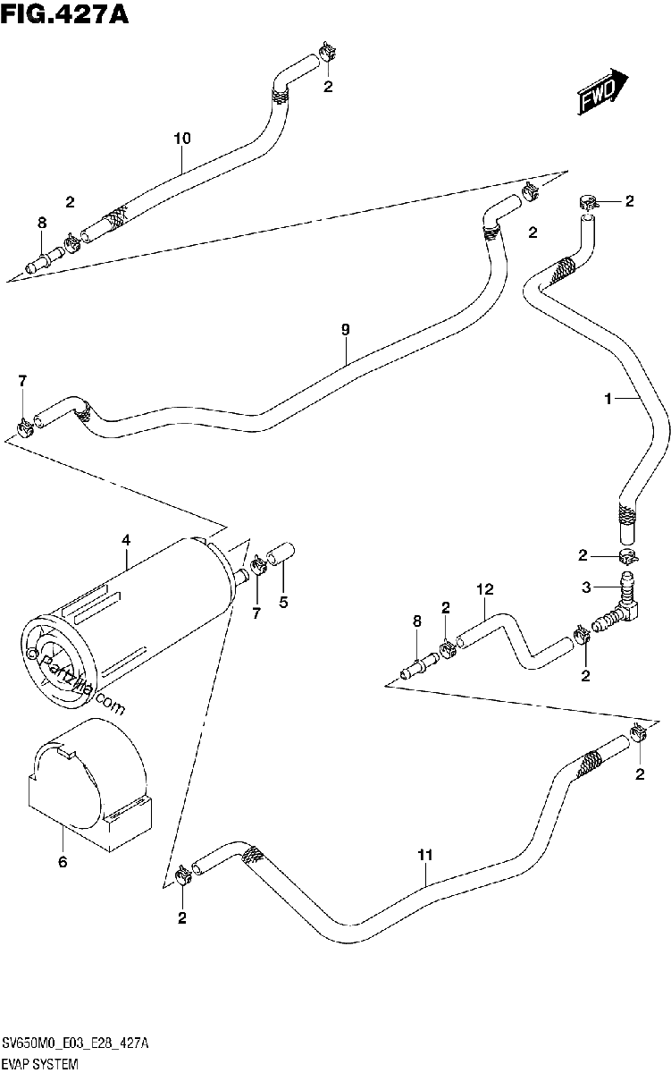 Diagrama de EVAP SYSTEM