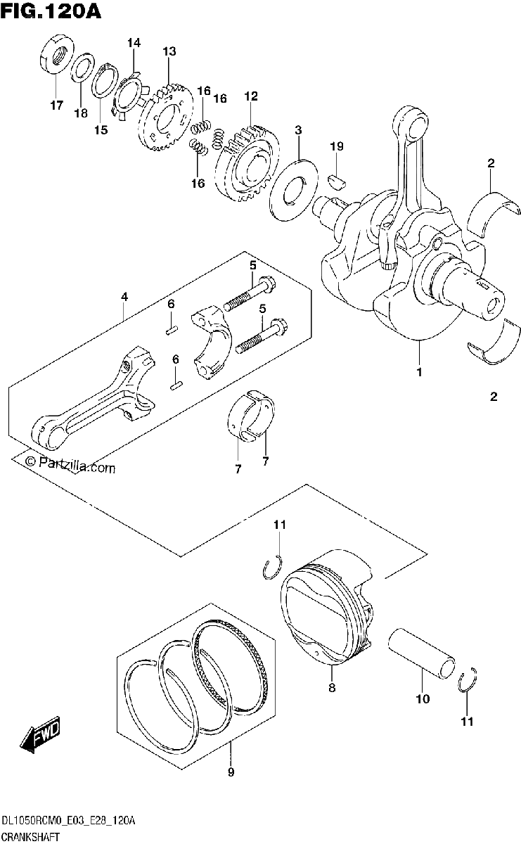 Diagrama de CRANKSHAFT