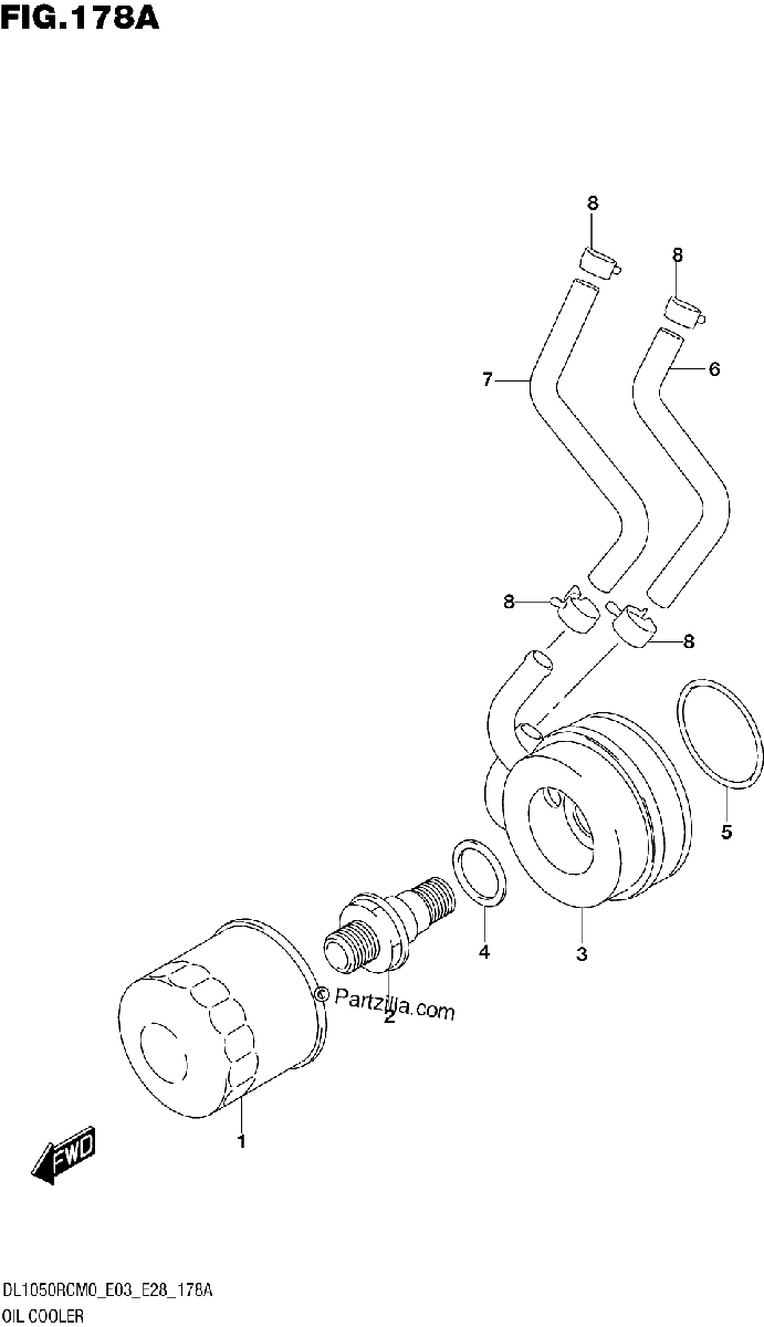 Diagrama de OIL COOLER