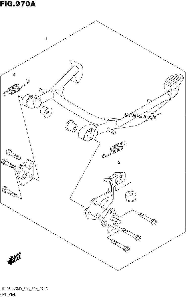 Diagrama de OPTIONAL DL1050RQ