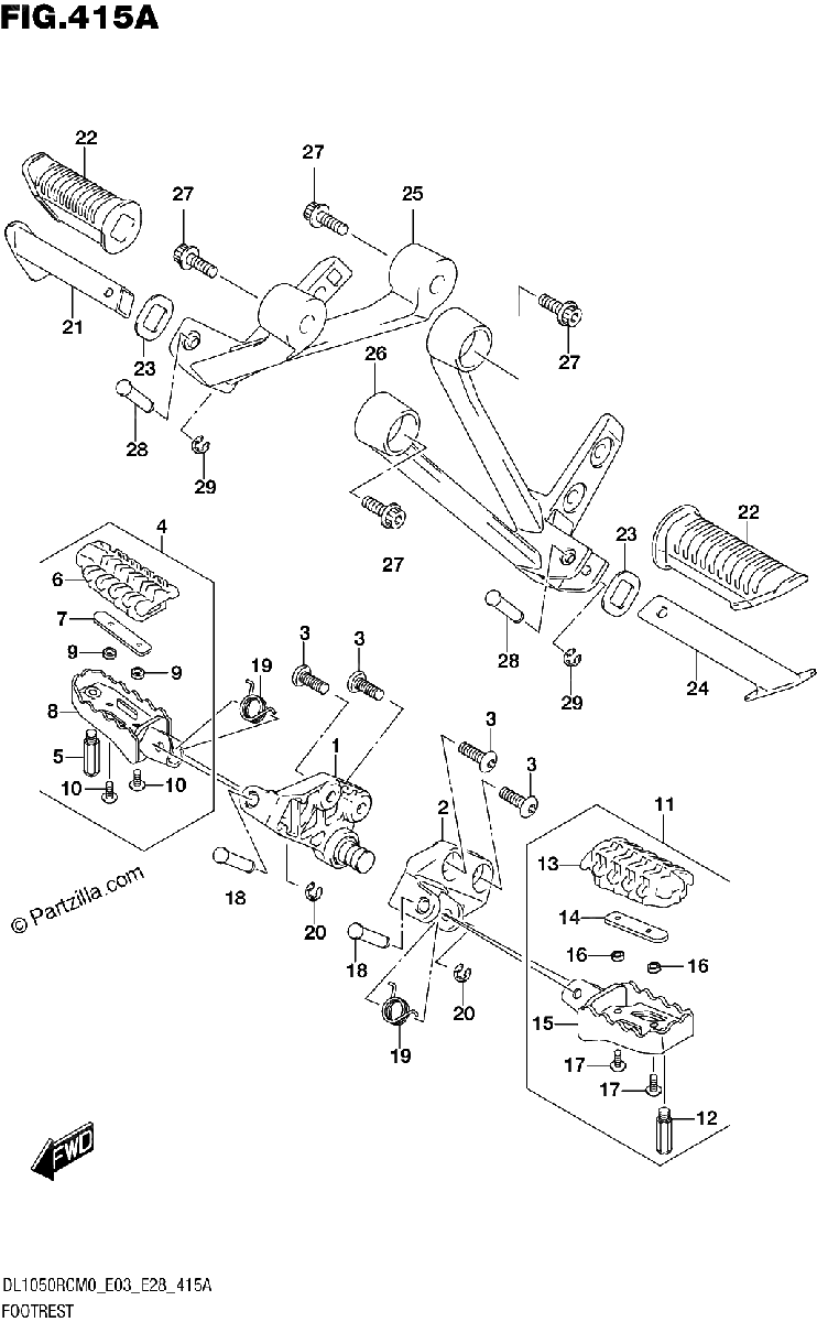 Diagrama de FOOTREST