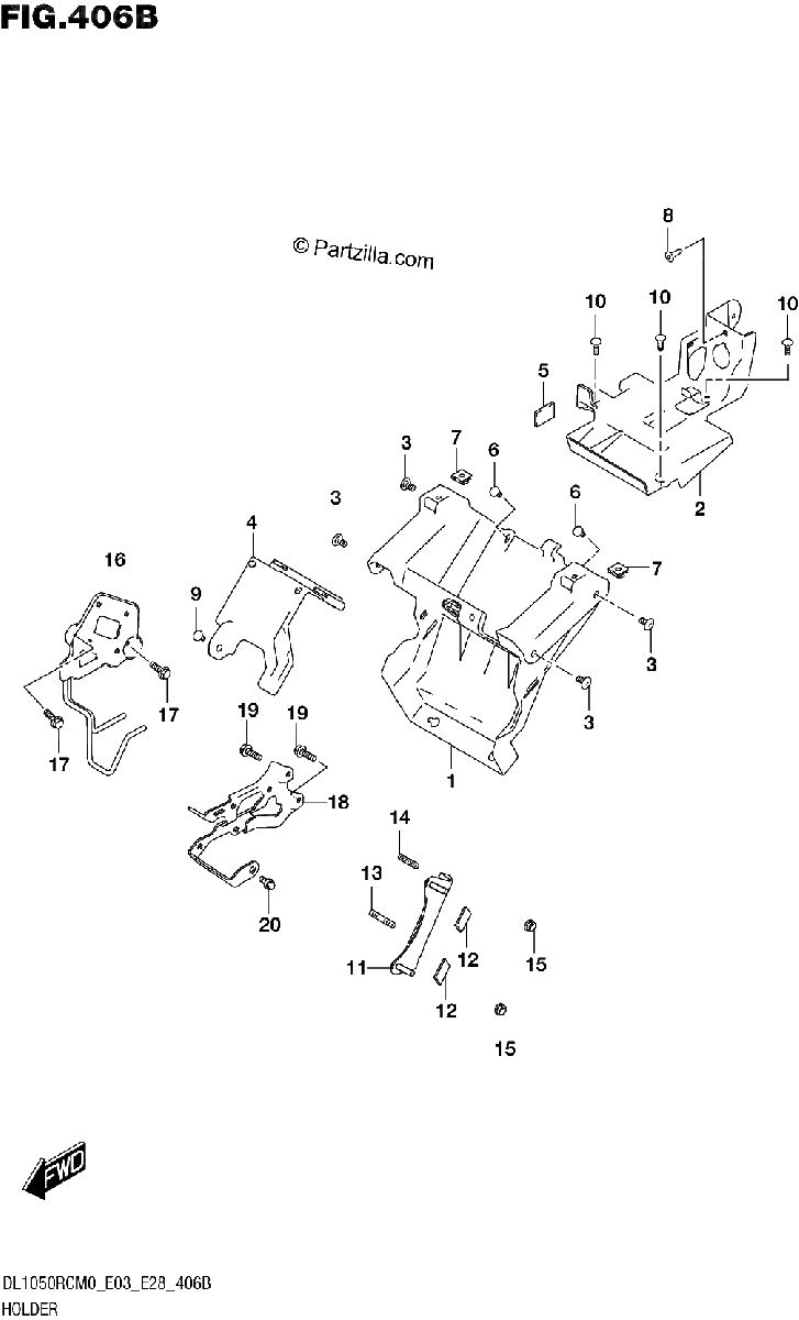 Diagrama de HOLDER E28