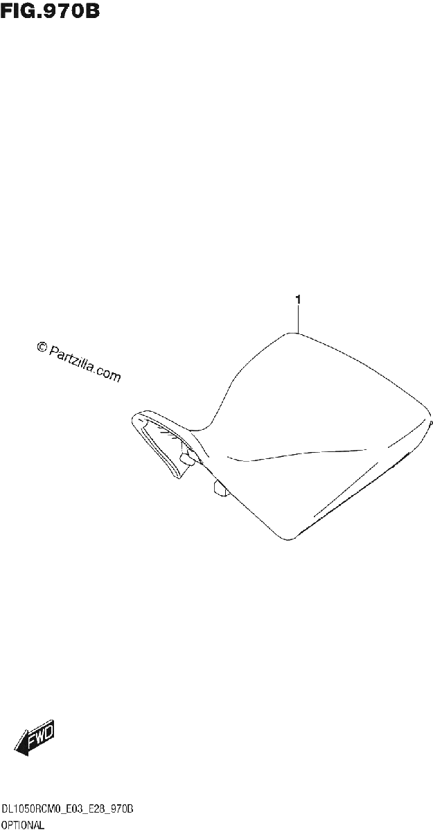Diagrama de OPTIONAL 1 DL1050RQ