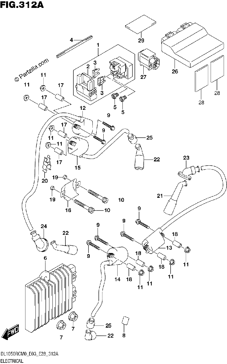 Diagrama de ELECTRICAL E03 E33