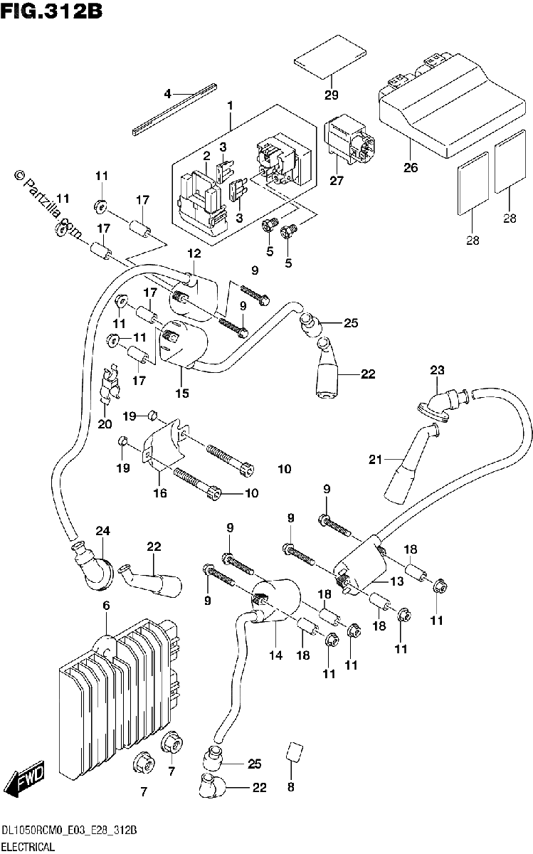 Diagrama de ELECTRICAL E28
