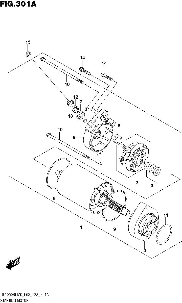 Diagrama de STARTING MOTOR