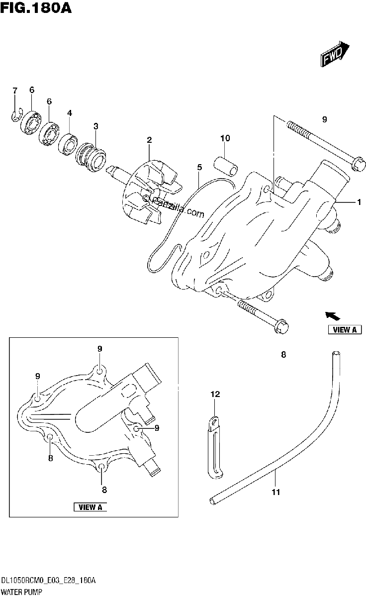 Diagrama de WATER PUMP