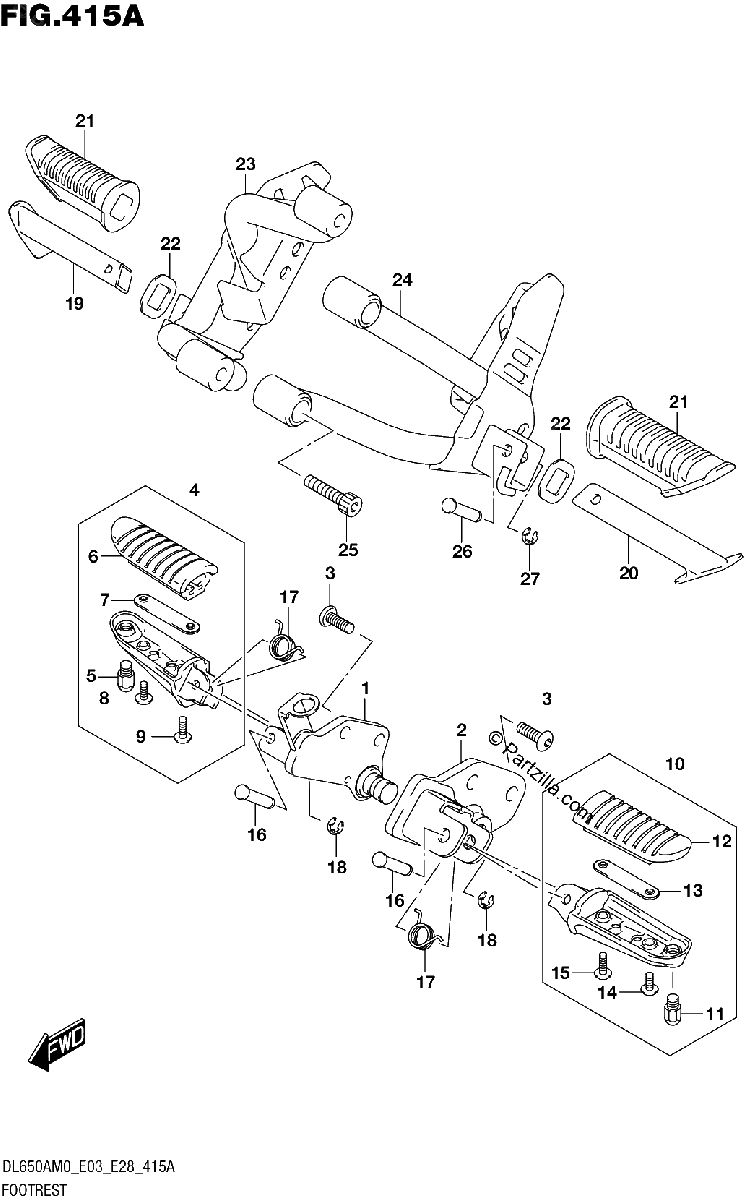 Diagrama de FOOTREST