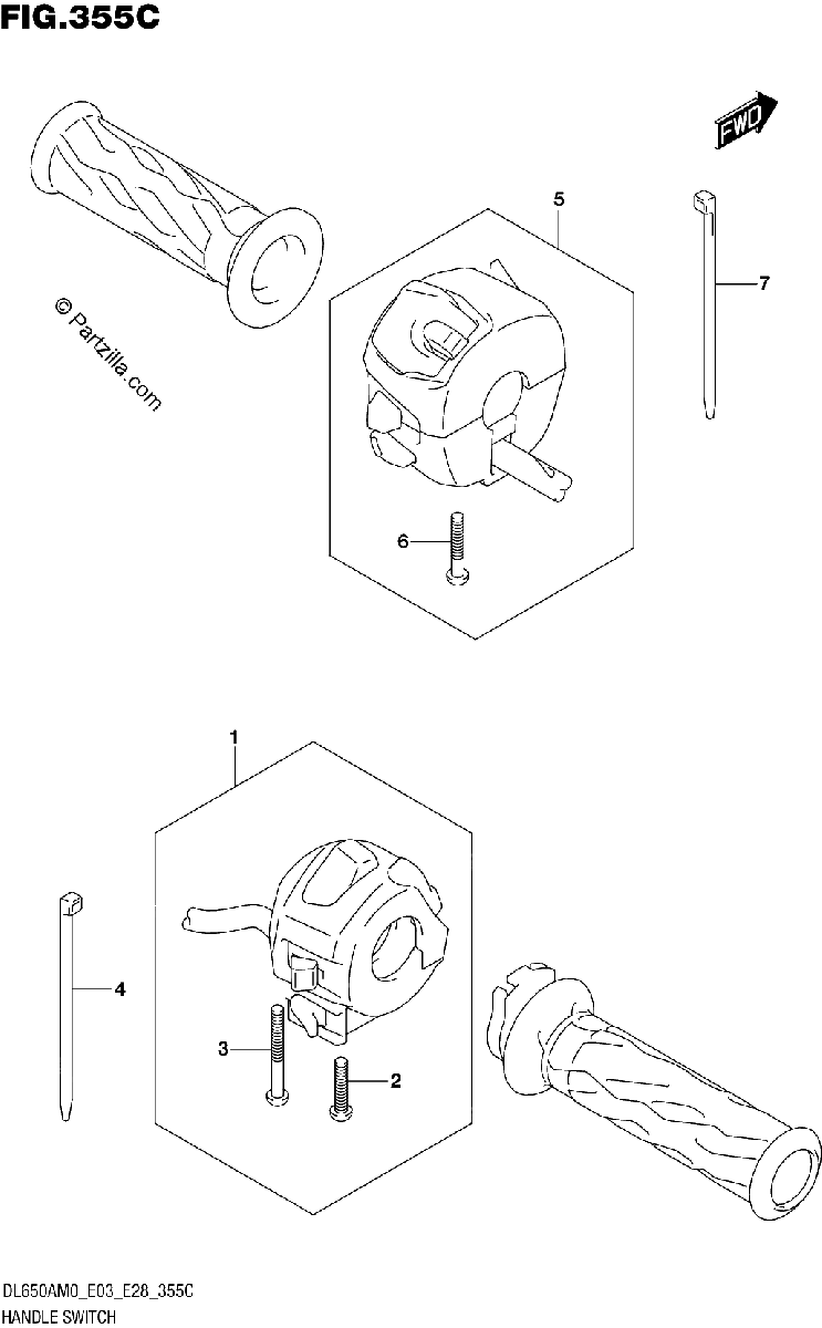 Diagrama de HANDLE SWITCH