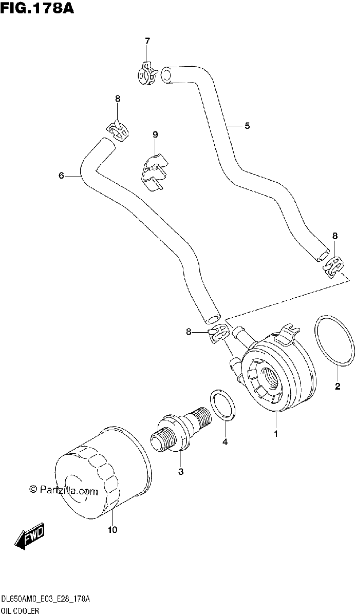 Diagrama de OIL COOLER