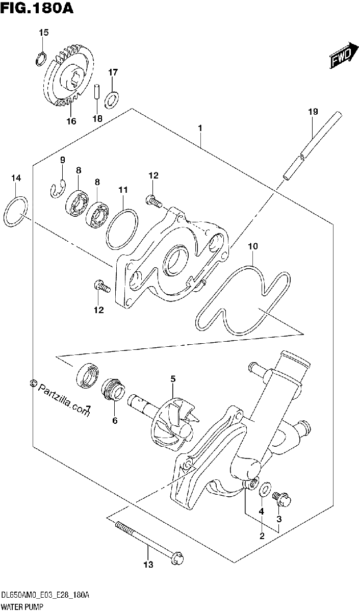 Diagrama de WATER PUMP