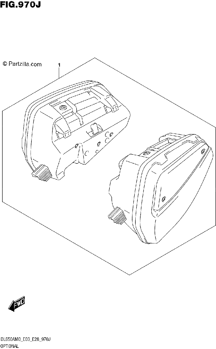 Diagrama de 970J OPTIONAL SEE NOTE 1 5