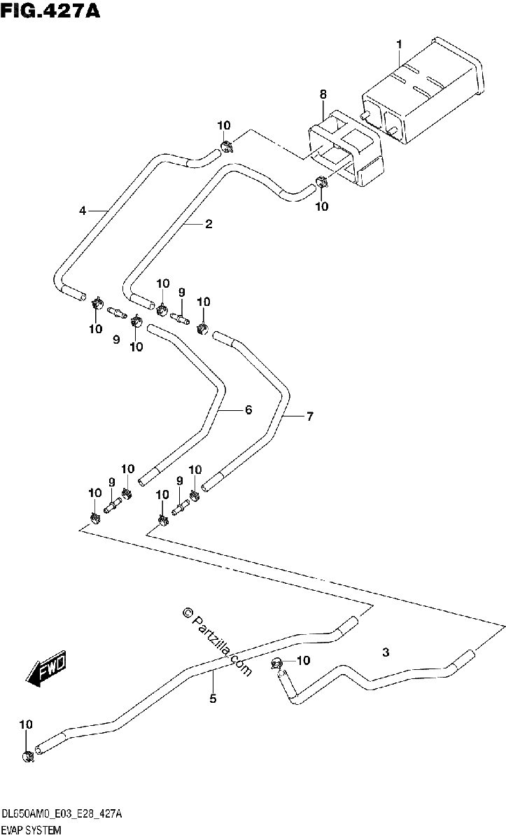 Diagrama de EVAP SYSTEM