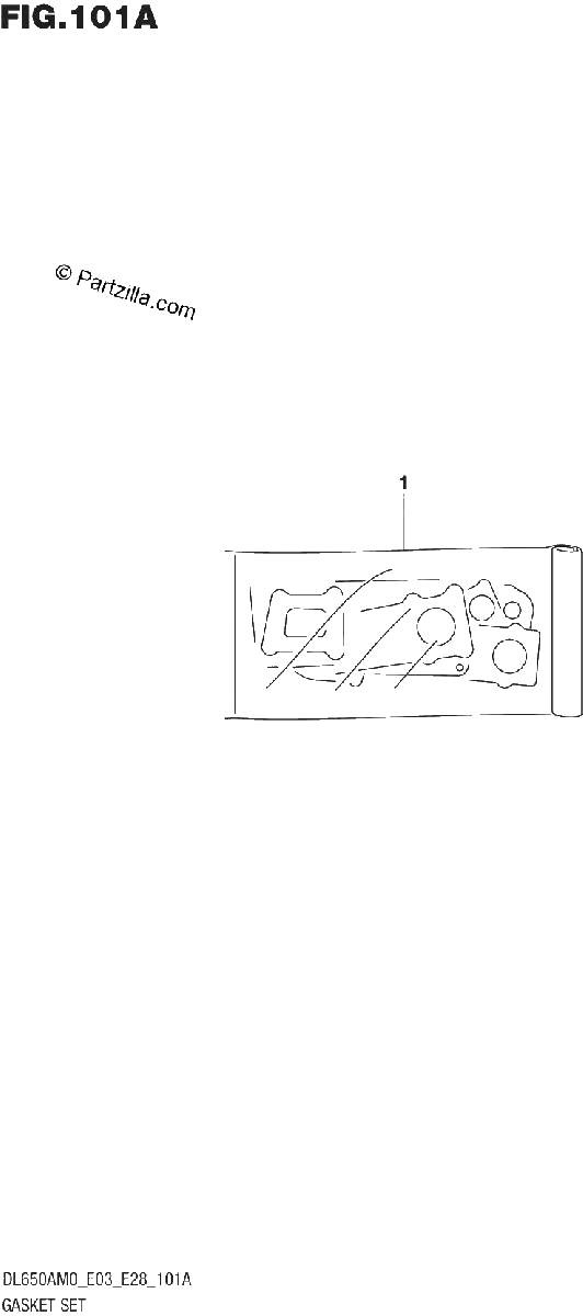Diagrama de GASKET SET